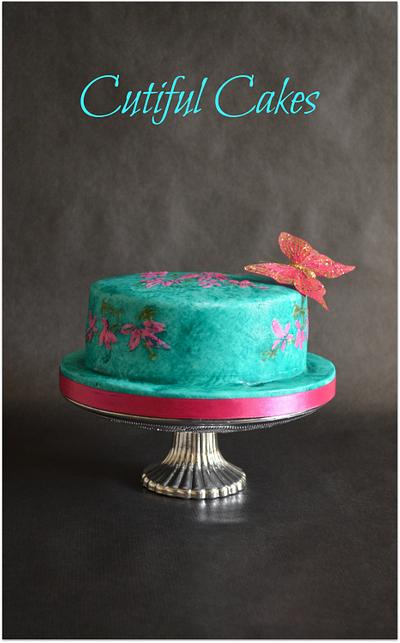 Watercolor cake - Cake by Sylvia Elba sugARTIST