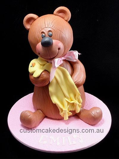 Teddy Bear Cake - Cake by Custom Cake Designs