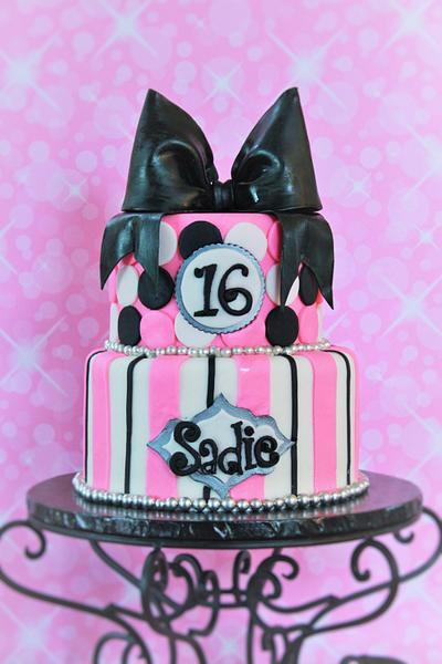 Happy Birthday Sadie - Cake by Not Your Ordinary Cakes