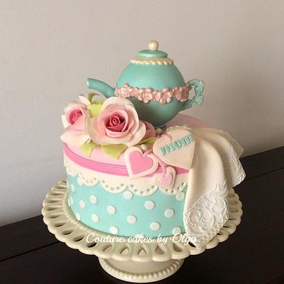 Tea pot cake - Cake by Couture cakes by Olga