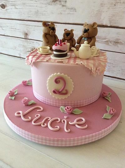Teddies tea party - Cake by Anna Caroline Cake Design