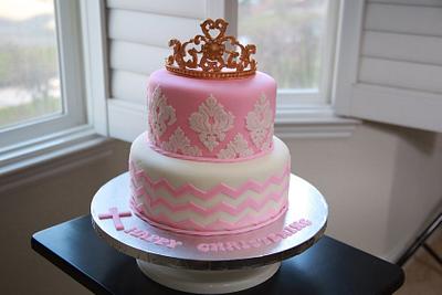 Christening cake - Cake by Ann