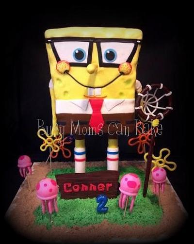 Standing Spongebob Cake - Cake by busymomscanbake