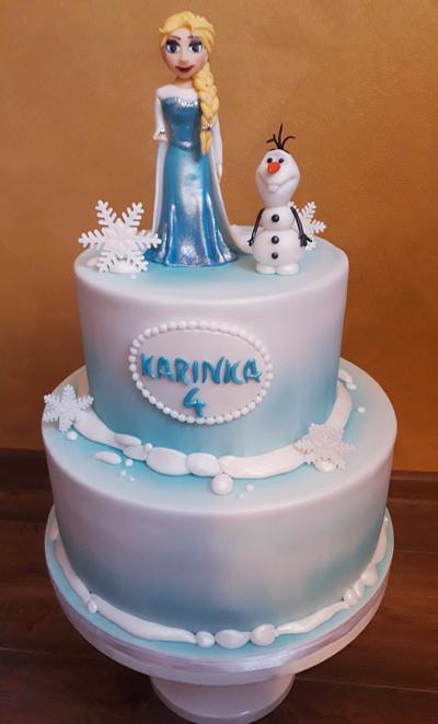 Frozen - Cake by Moniena