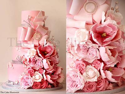  Cascades of Pink - Cake by Hannah