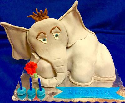 "Horton" elephant cake - Cake by Dora Th.
