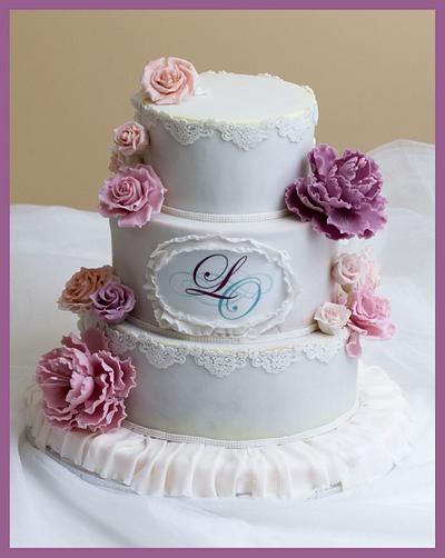 Wedding cake for Lucia&Ondrej - Cake by cakebysaska