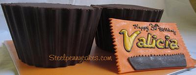Reeses Cup Cakes - Cake by Steel Penny Cakes, Elysia Smith