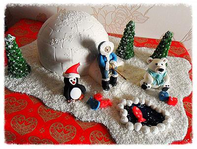My first Christmas Cake - Cake by Adventures in Cakeyland