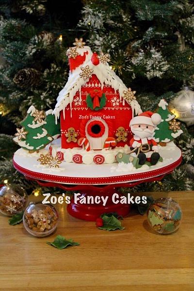 Christmas Gingerbread House - Cake by Zoe's Fancy Cakes