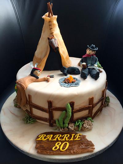 Cowboys & Indians - Cake by Canoodle Cake Company