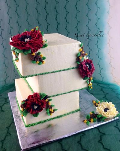 Asymmetric Glory - Cake by Deepa Pathmanathan