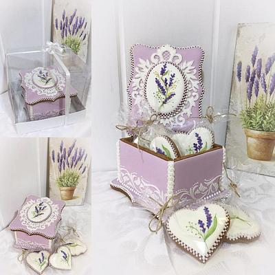 lavender jewellery box - Cake by Sveta