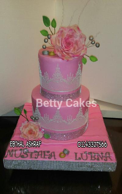 engagement cake - Cake by BettyCakesEbthal 