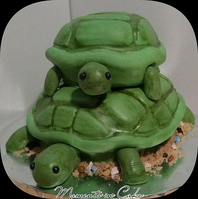 Stacked Turtles - Cake by Moments in Cake