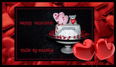Happy Valentine Michel - Made By Maartje de Roo - Cake by Jacqueline
