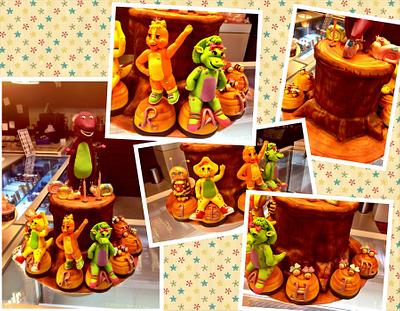 Barney & Friends - Cake by three lights cakes