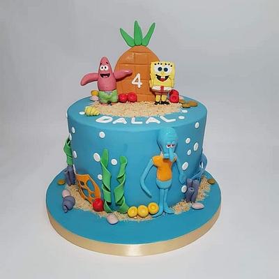 Sponge bob and friends - Cake by Zerina