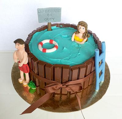 Lifeguard to the Rescue... - Cake by miettes