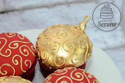 Christmas Ornament Cupcakes - Cake by Cakes By Serene