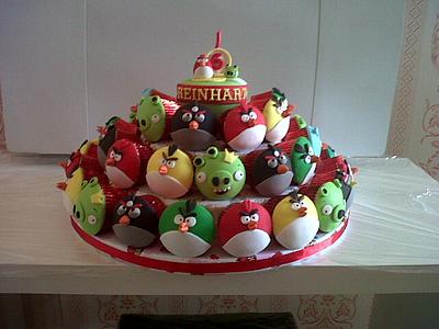 angry bird for reinhart - Cake by Astried