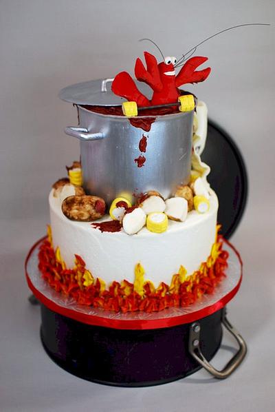 Crawfish Boil Birthday Cake - Cake by Jenniffer White