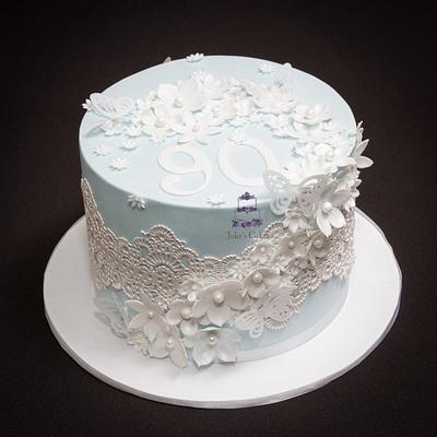 90th Birthday Cake - Cake by Jake's Cakes