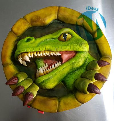 Dino cake - Cake by Manu Lazcano M iDeas