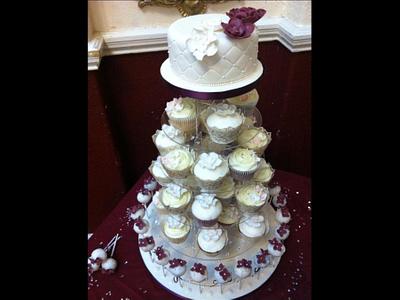 The Charlie Wedding Tower - Cake by Tiers of Indulgence