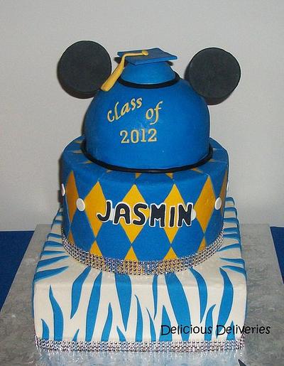 Mickey Mouse Graduation Cake - Cake by DeliciousDeliveries