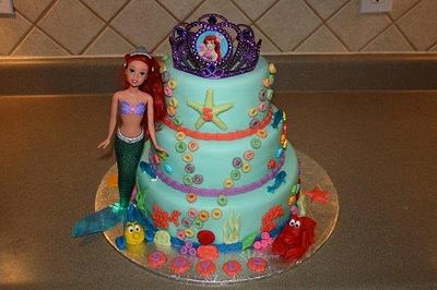 Little Mermaid - Cake by BoutiqueBaker
