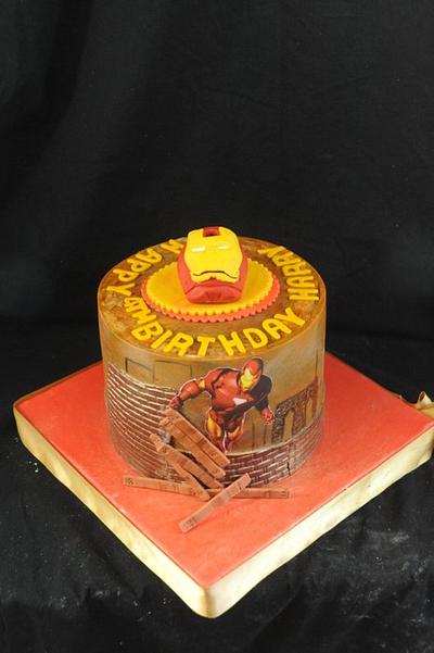 Iron Man Cake - Cake by Sugarpixy