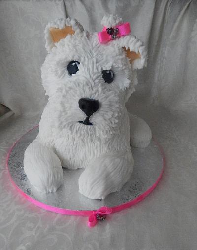 West terrier birthday cake - Cake by Isabelle86