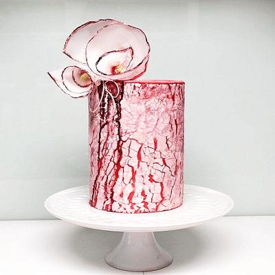 Lady in red... - Cake by Larissa Ubartas