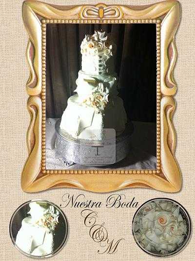 CLASSIC WEDDING CAKE - Cake by Pastelesymás Isa