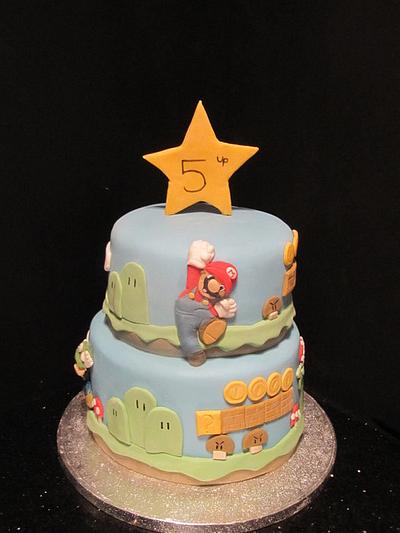 mario cake  - Cake by d and k creative cakes