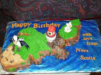 With Love from Nova Scotia - Cake by Crystal Davis