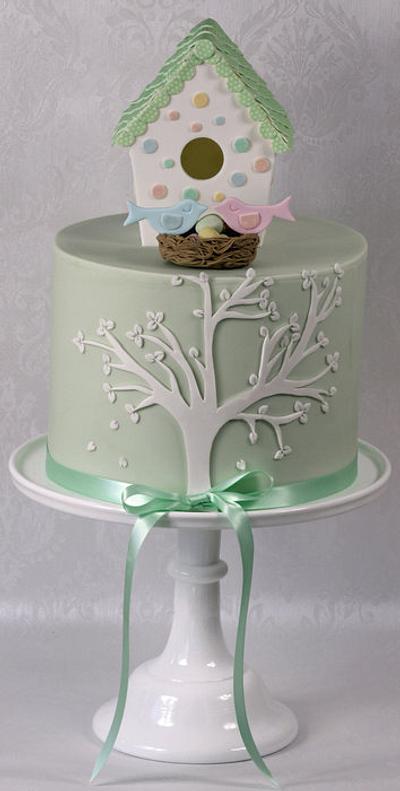 Bird Box Baby Shower Cake - Cake by kingfisher