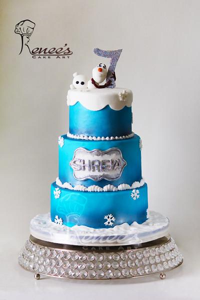 Frozen Theme By Purbaja B chakraborty - Cake by purbaja