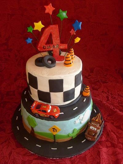 Cars Birthday - Cake by Pamela