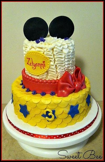 Mickey Mouse - Girly style - Cake by Tiffany Palmer