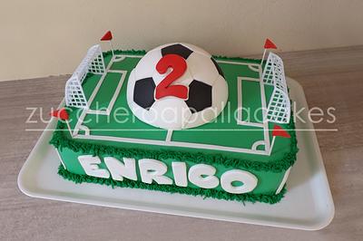soccer cake - Cake by Sara Luvarà - Zucchero a Palla Cakes