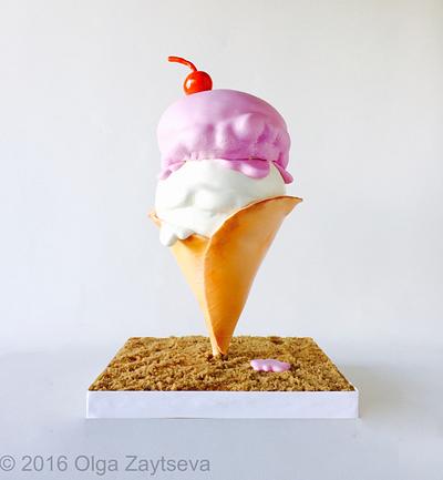 Ice Cream Cone cake  - Cake by Olga Zaytseva 