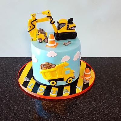 Construction cake - Cake by The Custom Piece of Cake
