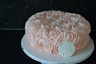 English Rose Cake - Cake by Caroline Gregory