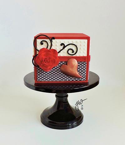 Happy Valentine's Day - Cake by Jeanne Winslow