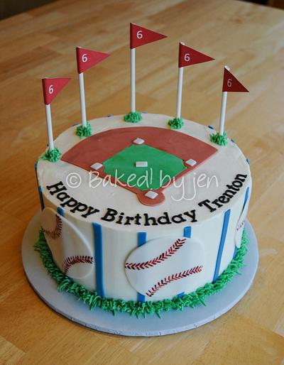 Baseball Birthday Cake - Cake by Jen