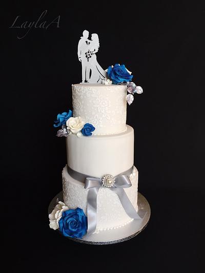 Wedding cake  - Cake by Layla A