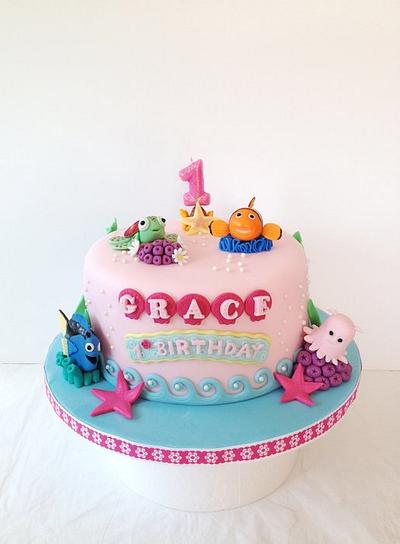 Pinky Nemo and friends - Cake by funni