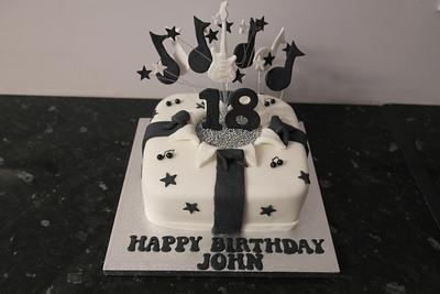 18th music theme cake - Cake by Justine